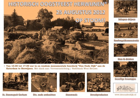 poster historisch oogstfeest